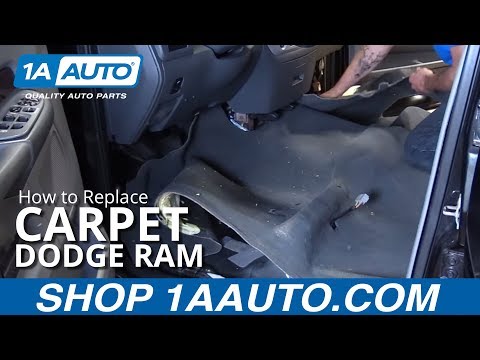 How to Replace Carpet Quad Cab 03-08 Dodge Ram 1500