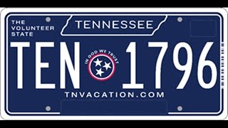 Tennessee drivers get redesigned license plate