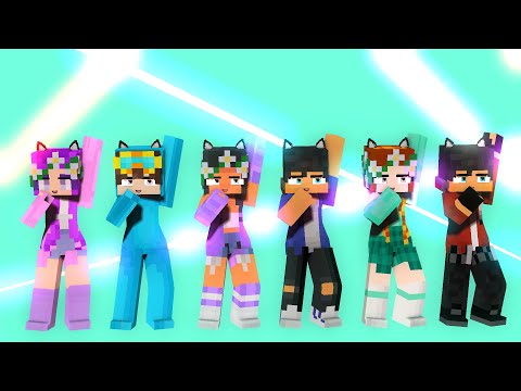 COUPLE DANCE ME TOO | SHUFFLE DANCE | NICO, CASH, ZOEY, APHMAU, EIN, KIM,AARON - MINECRAFT ANIMATION