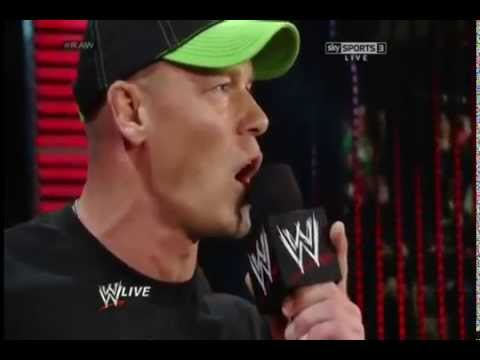 John Cena make fun of The Wyatt family and yl challenges Bray Wyatt at extreme rules 2014