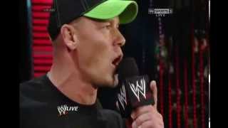 John Cena make fun of The Wyatt family and yl challenges Bray Wyatt at extreme rules 2014