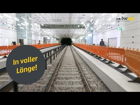 Führerstandsmitfahrt im Stadtbahntunnel in Karlsruhe mit bwegt