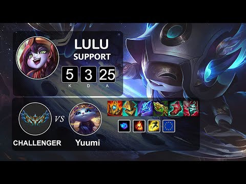 Support Lulu vs Yuumi - LOL EUW Challenger Season 12 Patch 12.2