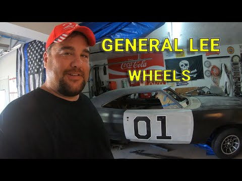 1969 Dodge Charger Restoration - General Lee -- Vector wheels install