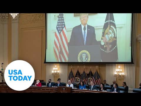 Raw video shows Trump fumbling in recorded speech day after Jan. 6 USA TODAY