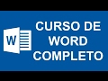 CURSO DE MICROSOFT WORD 2013 COMPLETO