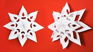 Easy diy: Paper Snowflake DIY 3D ❄ - Yakomoga easy diy 2021