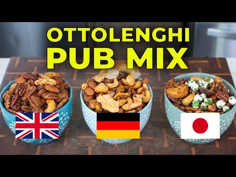 Ottolenghi Inspired Pretzel Nut Pub Mix | Easy Savory Snack for Game Night