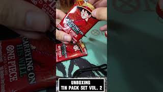 🔥 Unboxing Tin Pack Set Vol.2 – One Piece Card Game 🔥
