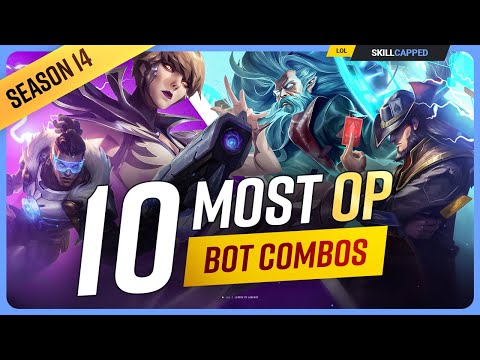 The 10 MOST BROKEN Bot Lane Combos for Season 14! - League of Legends