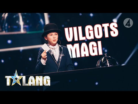 Vilgot framför supercoolt magitrick i Talang 2019 - Talang (TV4)