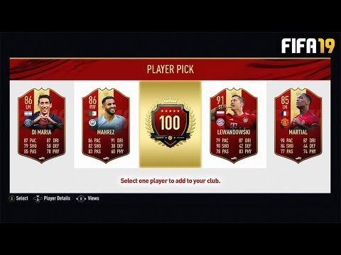 INSANE TOP 100 RED PLAYER PICK PACKS! - FIFA 19 Top 100 FUT Champs Rewards