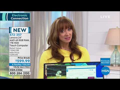 Lenovo Ideacentre 520 24" AMD A9 8 GB RAM, 1 TB HDD Touchs...