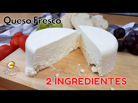 ⭐ Solo LECHE FRESCA y VINAGRE... Receta de queso fresco casero SIN CUAJO NI LIMÓN