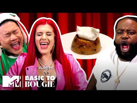 $15 Spotted Dick & Cinnamon Roll Cheesecake ft. Justina Valentine | Basic to Bougie: Season 4 | MTV