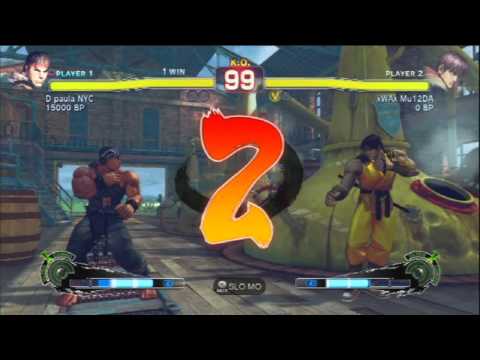 D paula NYC (Ryu) vs xWAx Mu12DA (Guy) - SSF4 Casuals