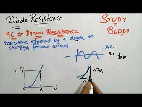 Diode resistance - Static and Dynamic Resistance Video