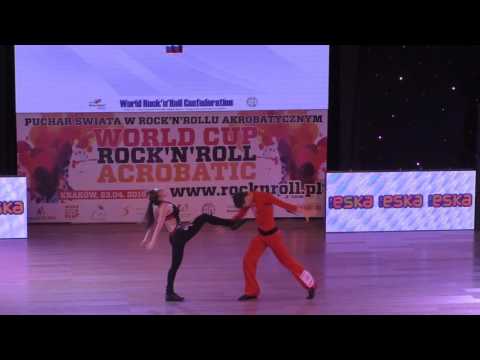 USHKOV Ivan - NETSKINA Daria, Final - Acrobatic, Rock 'n' Roll-B class