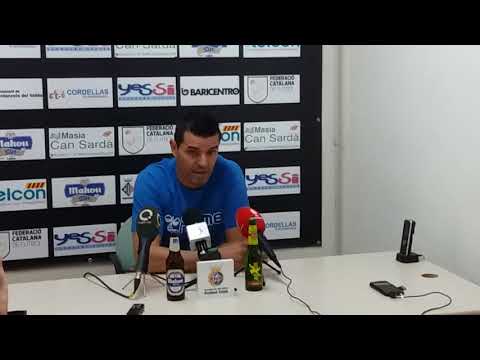 Rueda de prensa de Xavi Molist Cerdanyola F.C. - C.E.L'Hospitalet