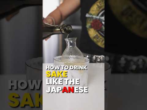 How To Drink Sake Like The JAPANESE #bartending #bartender #sake #wine