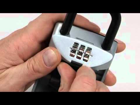 Operating the Master Lock 5406D Portable Lock Box