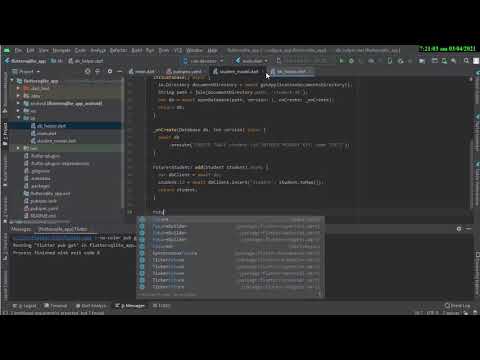 【FLUTTER ANDROID STUDIO and IOS】CRUD Data Persistence Using SQLite