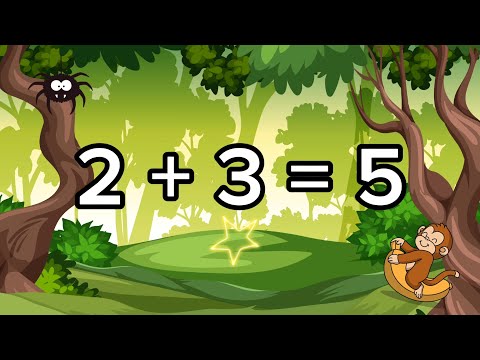 Soma para crianças | Adição | Tabuada de adição do 2 | Addition Portuguese