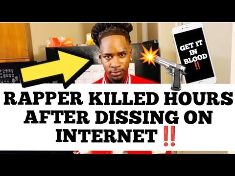 Rapper Jiggz 6ixx Killed Hours After Threatening Someone On Social Media Accusing Him Of Stealing