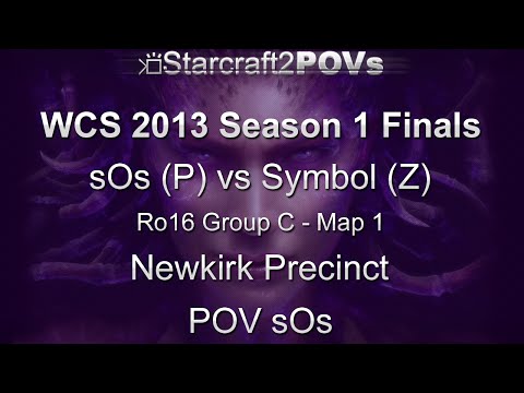 SC2 HotS - WCS 2013 S1 Finals - sOs vs Symbol - Ro16 Group C - Map 1 - Newkirk Precinct - sOs