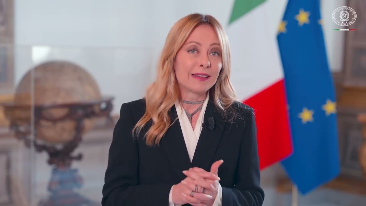 IL VIDEOMESSAGGIO DI GIORGIA MELONI IN OCCASIONE DELL'EVENTO DI CONFINDUSTRIA
