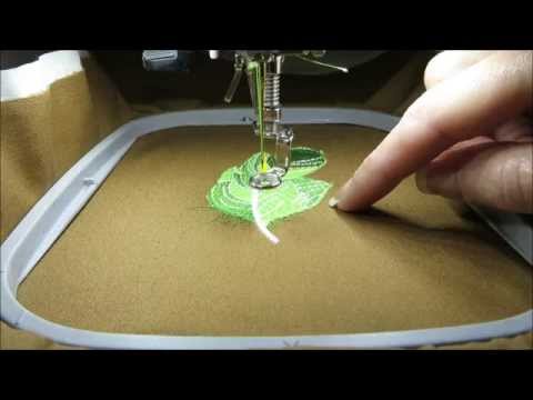 Pre-cut Applique Technique for Embroidery Machines Tutorial