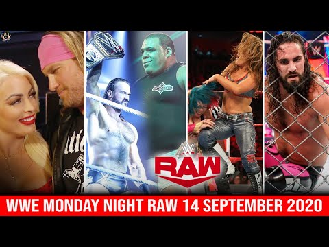 WWE Raw 14 September 2020 ! Mcintyre vs Keith Lee, Steel Cage Match - WWE Raw Highlights 09/14/2020