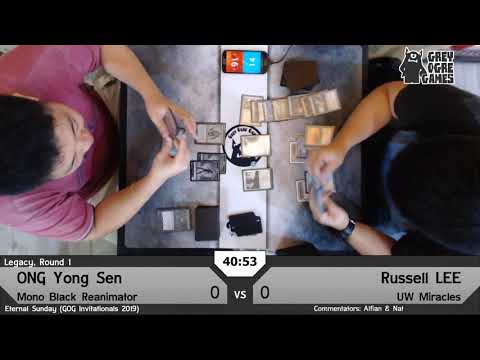 20190922 Eternal Sunday Sep Round 1 Mono Black Reanimator vs Jeskai Mentor