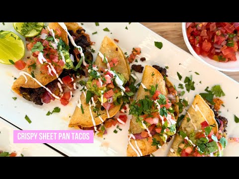 Crispy Sheet Pan Tacos: Quick & Easy Vegan-ish Recipe