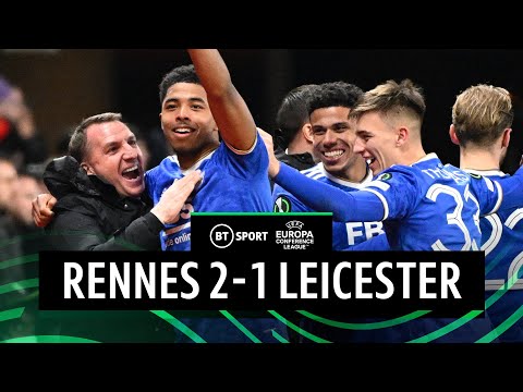 Rennes v Leicester City (2-1) | Fofana Returns To Help Foxes Through | Conference League Highlights