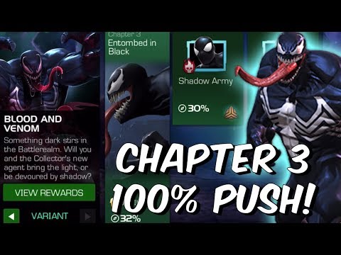 Chapter 3 100% Push! - Variant #5 Blood & Venom - Marvel Contest of Champions