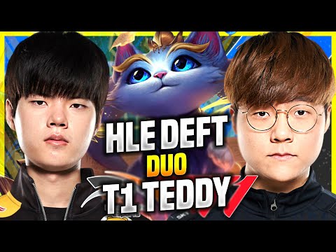 T1 TEDDY SUPPORT DUO WITH HLE DEFT ADC! - T1 Teddy Plays Yuumi Supp vs Leona! | Preseason 11