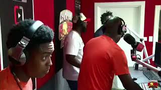 Bunji garlin  from Trinidad 🇹🇹 performing at power 95.1 FM in Grenada 🇬🇩