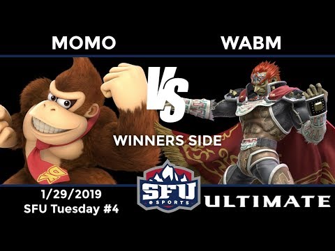 SFU Ultimate #4: WR1 - Momo (Donkey Kong) vs WabM (Ganondorf)