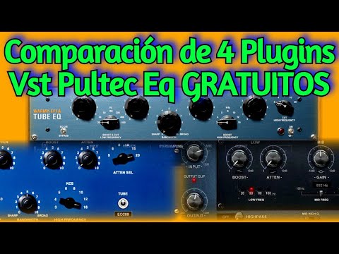 Comparación de 4 VST GRATIS de EQ PULTEC - Ignite Amps Vs Analog Obsession Vs Sonimus Vs Kiive Audio