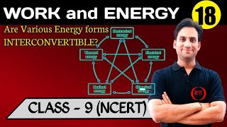 Work and Energy : 18 |  ARE VARIOUS ENERGY FORMS INTERCONVERTIBLE? | Class 9 Physics Chapter 11