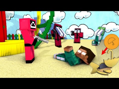 Squid Game HoneyComb Candy :Minecraft Animation