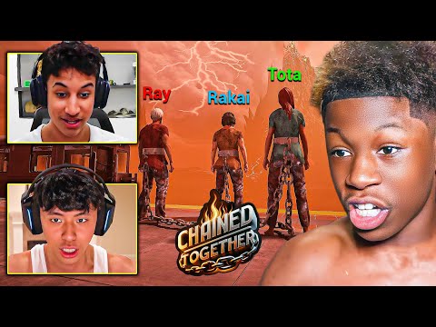 I Played Chained Together For 28 Hours With Ray & Tota.. (TERRIBLE IDEA)