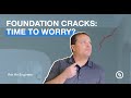 What Kind of Foundation Cracks Are BAD??