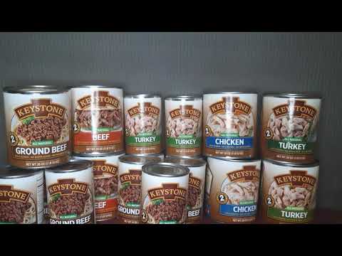Keystone canned meats preps