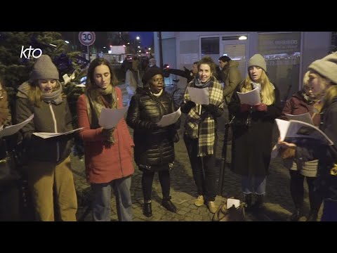 Evangélisation de Noël avec les jeunes de Paris