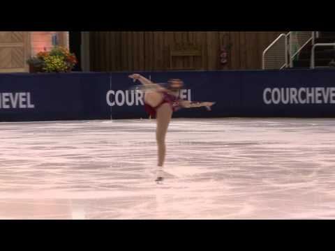 5 Nastassia HRYBKO (BLR) - ISU JGP Courchevel Junior Ladies Free Skating