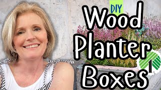 DIY Wood PLANTER BOX Ideas From Dollar Tree Supplies