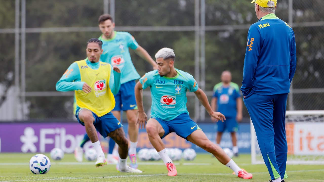 REINFORCEMENT IN THE NATIONAL TEAM for ANCELOTTI! CLOSED AND INTENSE TRAINING! RAPHINHA STARTING ...