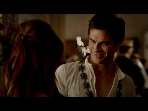 TVD 5x5 - Damon and Elena attending the Whitmore Historical Ball | Delena Scenes HD